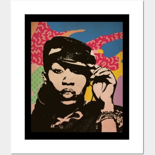 Missy Elliot - Vintage Poster Posters and Art